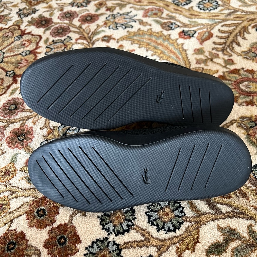 Lacoste Black Slip-On Shoes – Size EU 37.5 / US 6.5 (Fits Like US 7) - Picture 12 of 13